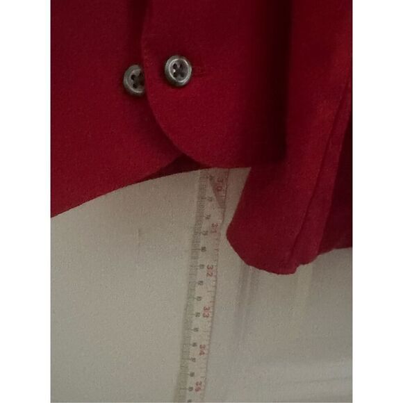 Geoffrey Beene Red Regular Fit Wrinkle Free Button-up Dress Shirt Mens Size 18 - Picture 5 of 5